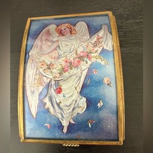 Enesco Angel Music Box - Variations/Canon D (Made in Mexico)